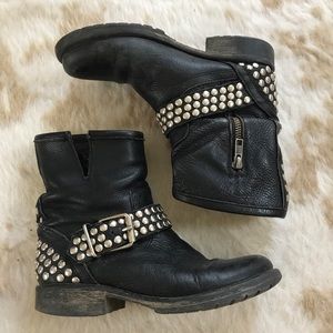 Steve Madden Moto stud boots